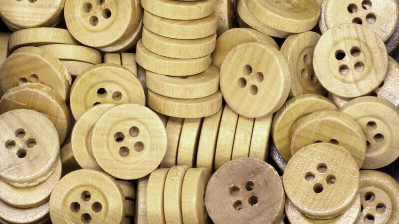 Botão de madeira 50001