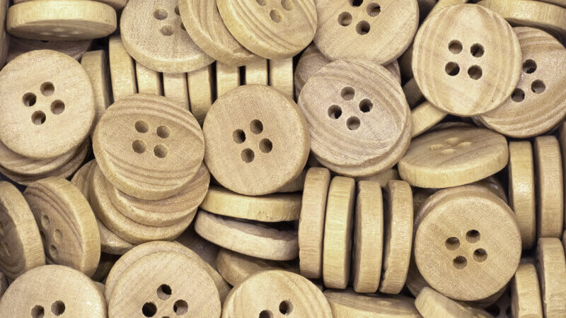 Botão de madeira 50004