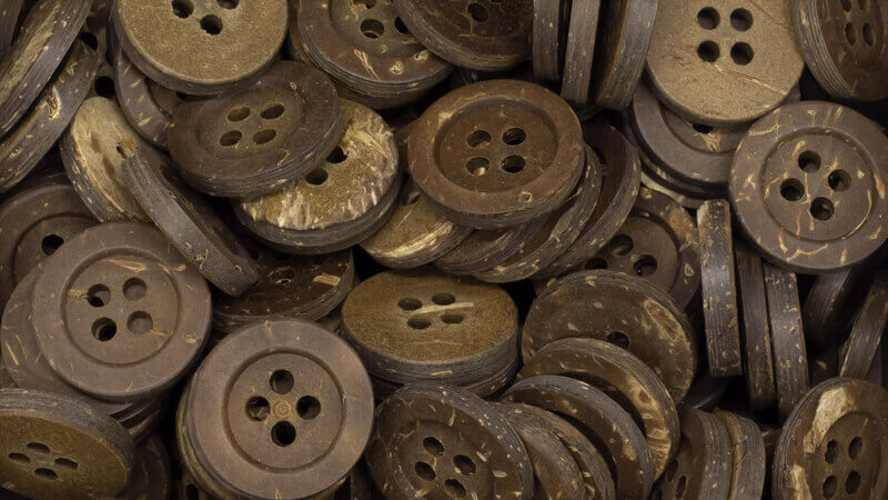 Botão de coco 60007