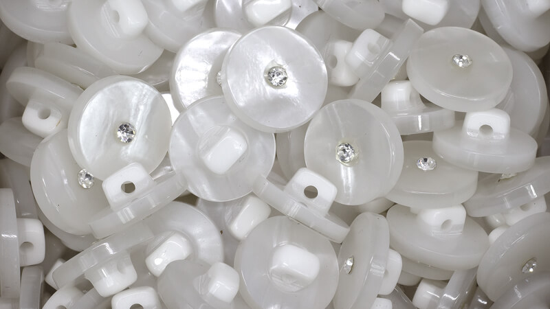 Botão com Strass 11428